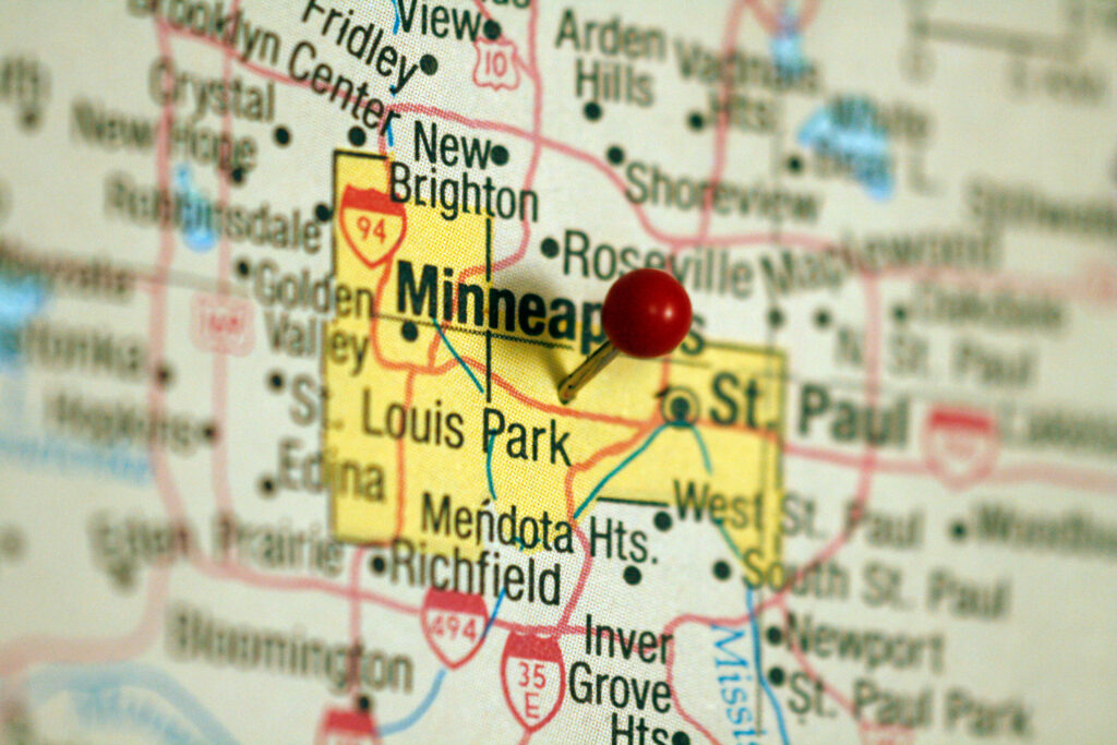 map of minneapolis